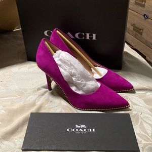 Coach Waverly Magenta Pump 7.5B